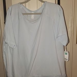 Light blue blouse